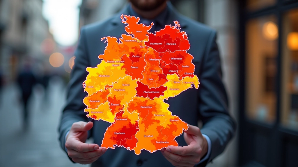 Heatmap zeigt regionale Unterschiede in Inflationsraten